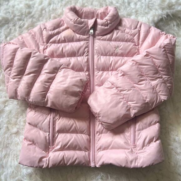 Polo Ralph Lauren pink puffer jacket T3 - Picture 1 of 9